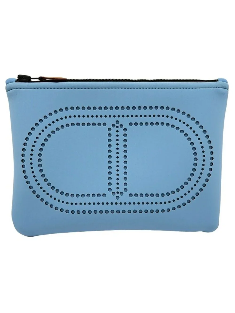Hermes Pouch Maillon Marant Perforated Azur Chaine D'ancre